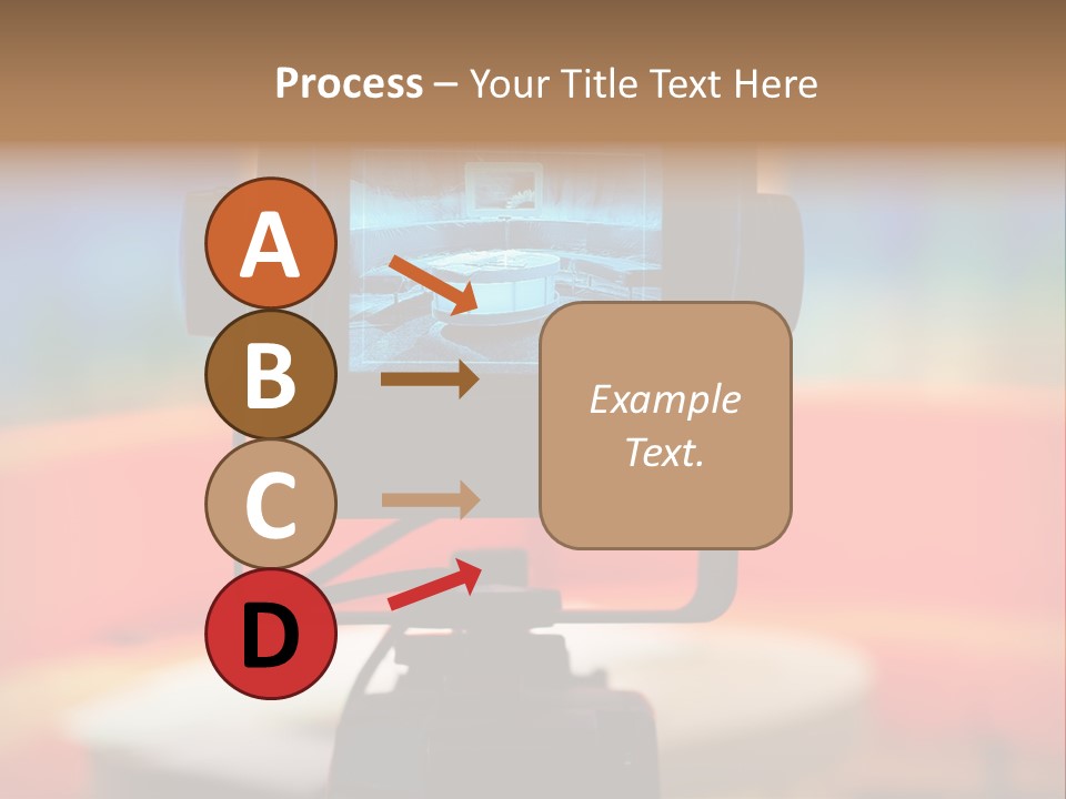 Video Camera Viewfinder PowerPoint Template