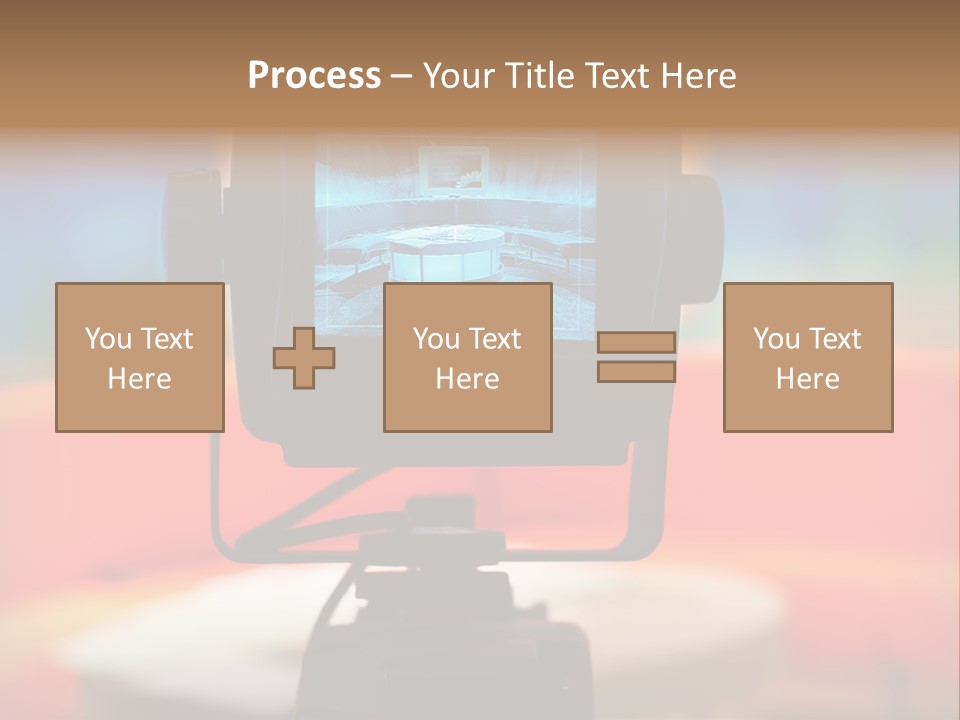 Video Camera Viewfinder PowerPoint Template