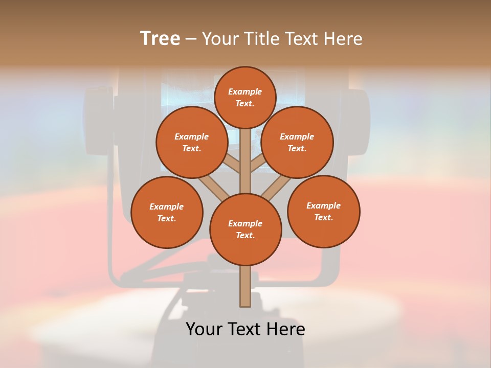 Video Camera Viewfinder PowerPoint Template