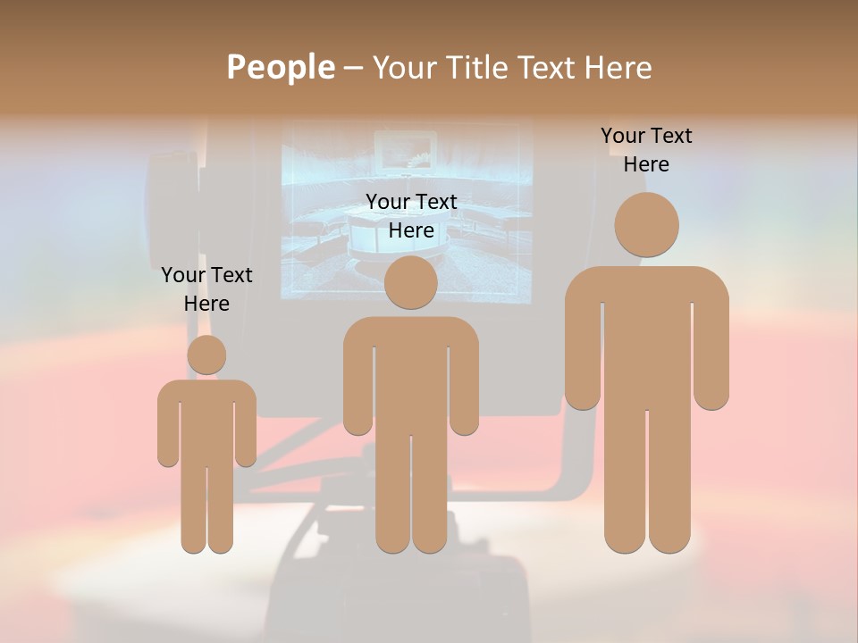 Video Camera Viewfinder PowerPoint Template