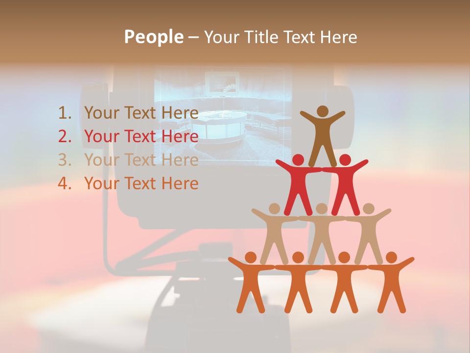 Video Camera Viewfinder PowerPoint Template