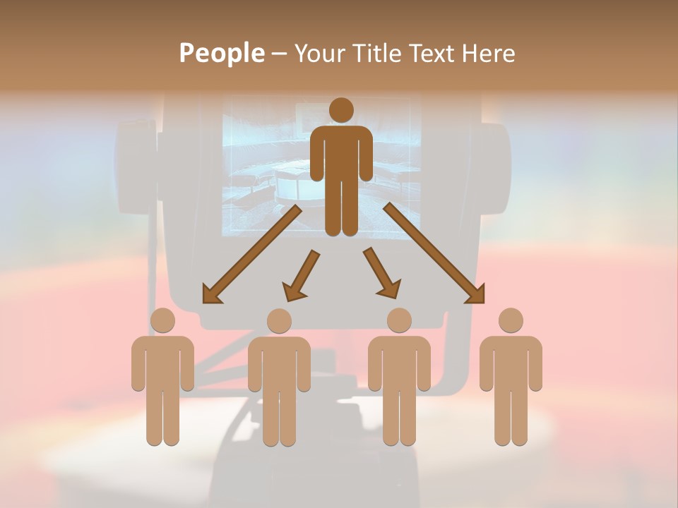 Video Camera Viewfinder PowerPoint Template