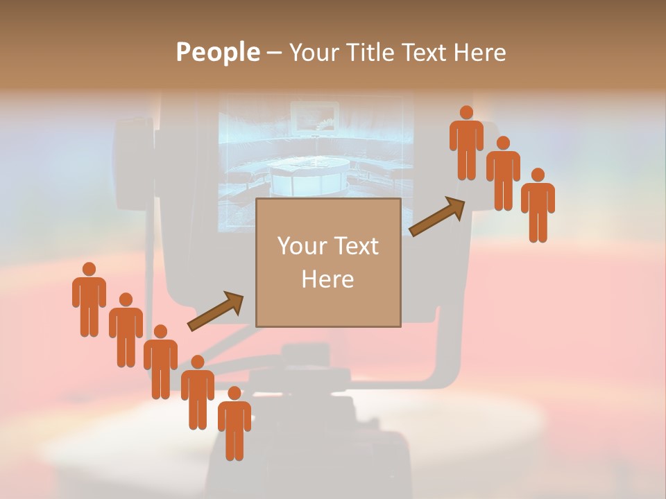 Video Camera Viewfinder PowerPoint Template