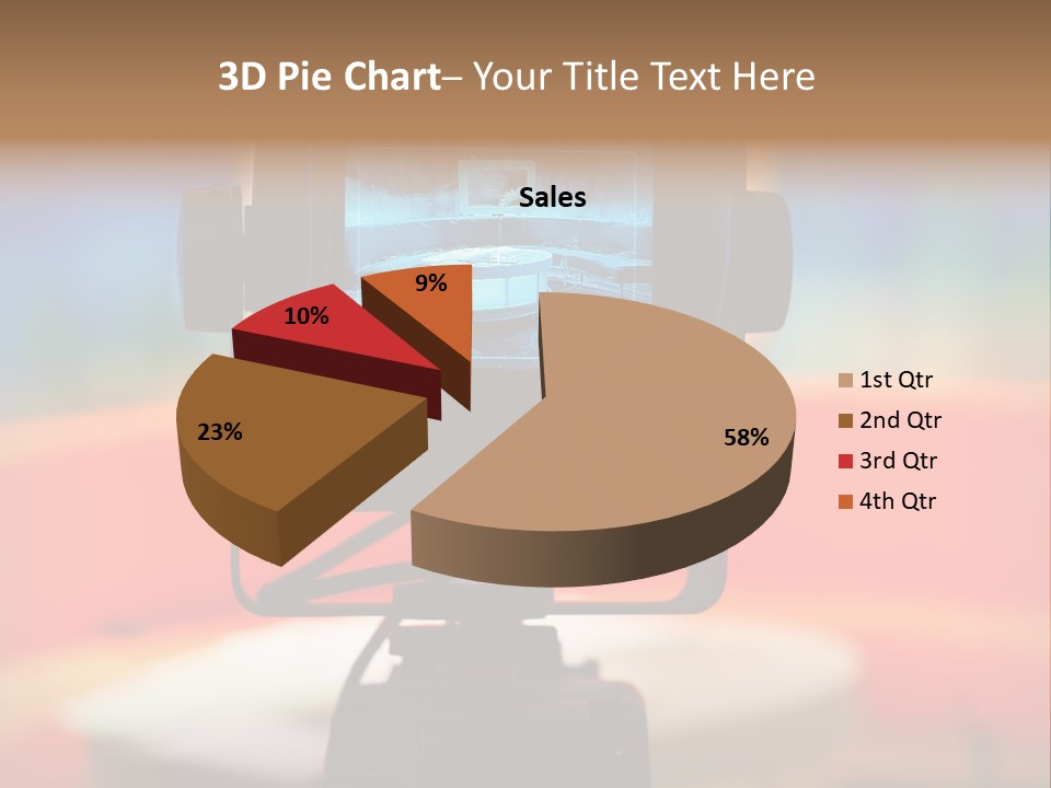 Video Camera Viewfinder PowerPoint Template