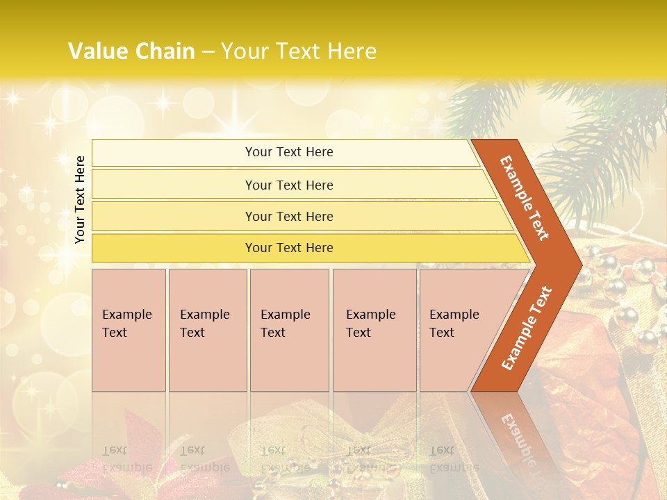 Christmas Presents Background PowerPoint Template