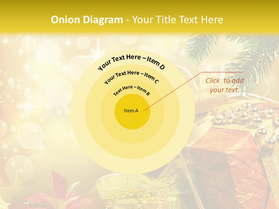 Christmas Presents Background PowerPoint Template