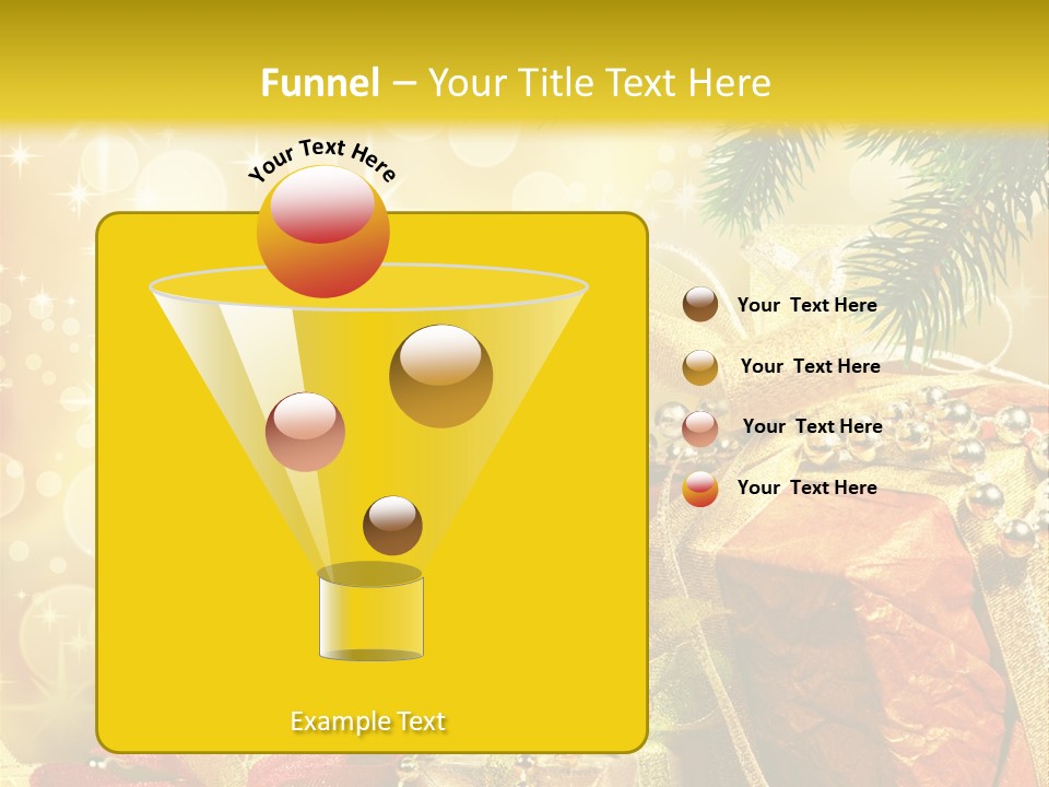 Christmas Presents Background PowerPoint Template