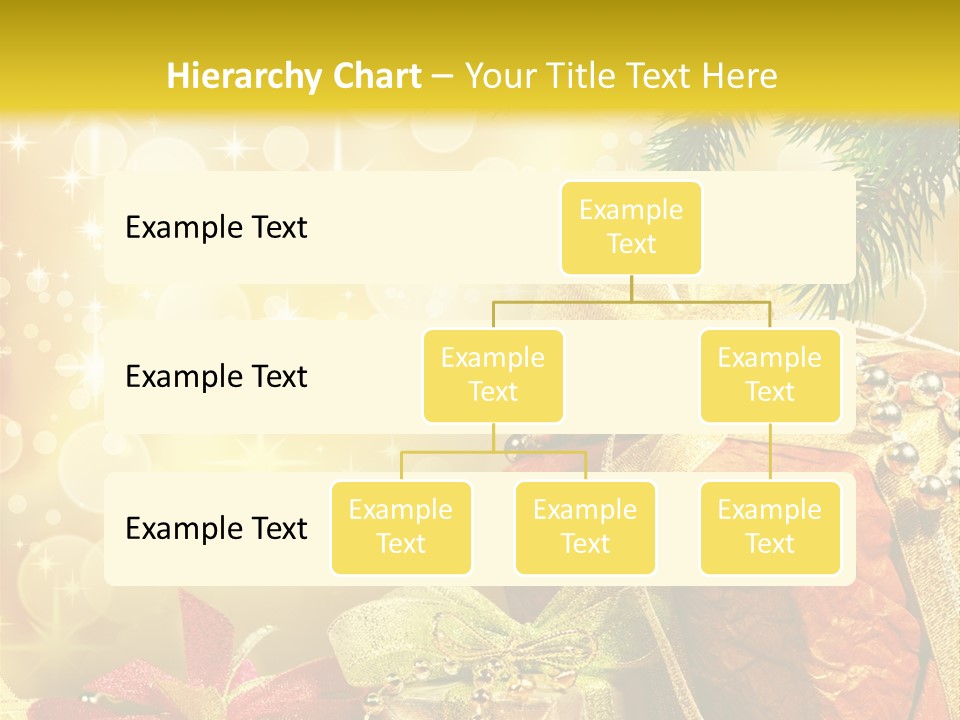 Christmas Presents Background PowerPoint Template