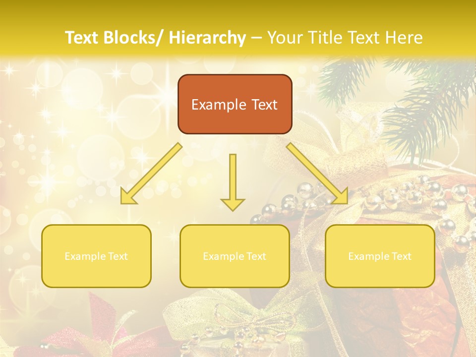 Christmas Presents Background PowerPoint Template