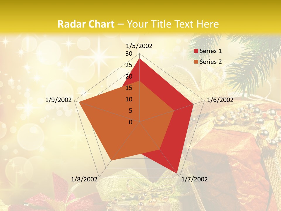 Christmas Presents Background PowerPoint Template