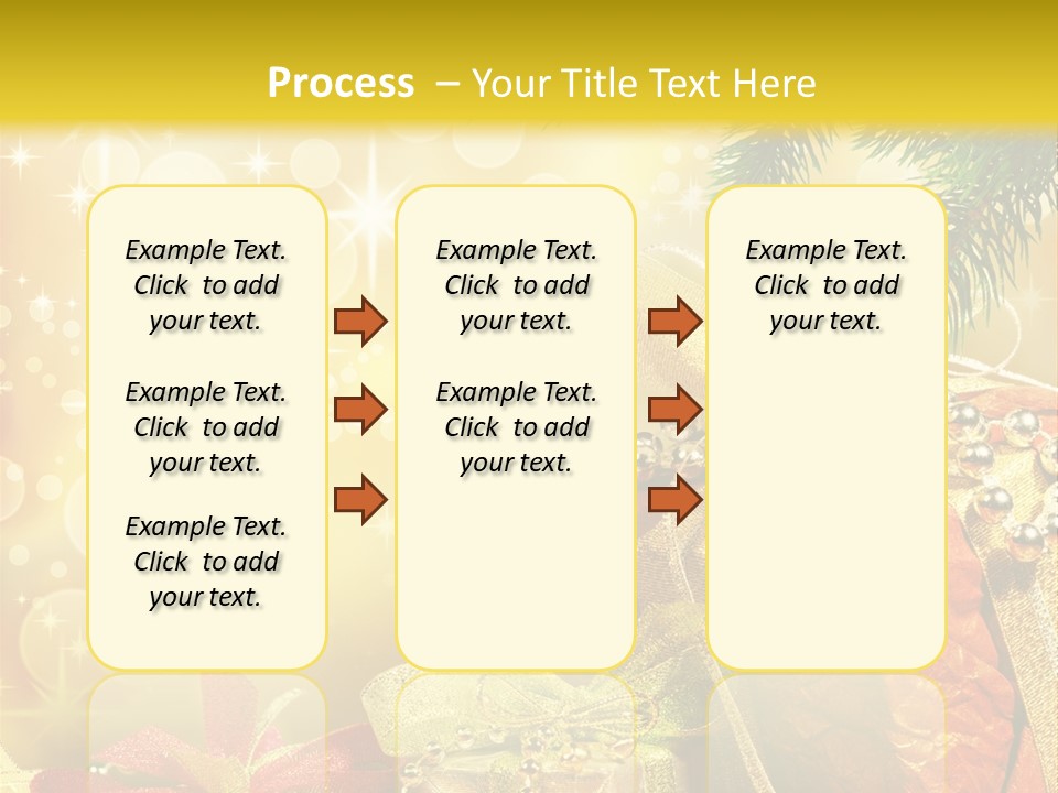 Christmas Presents Background PowerPoint Template