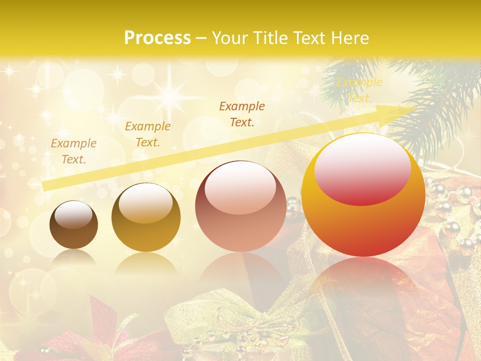 Christmas Presents Background PowerPoint Template