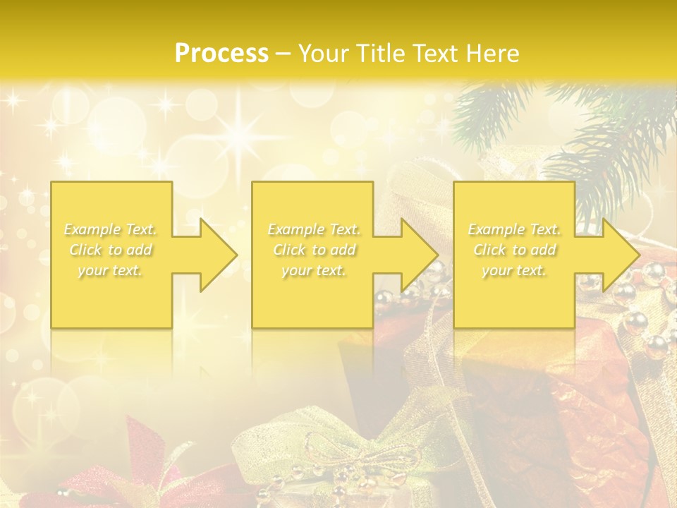 Christmas Presents Background PowerPoint Template