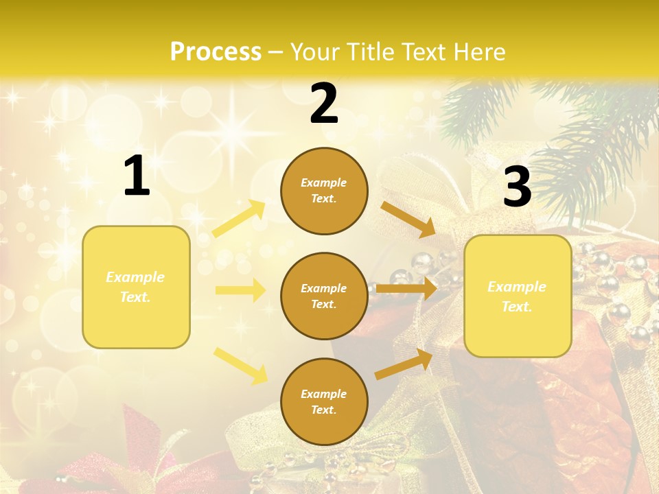 Christmas Presents Background PowerPoint Template