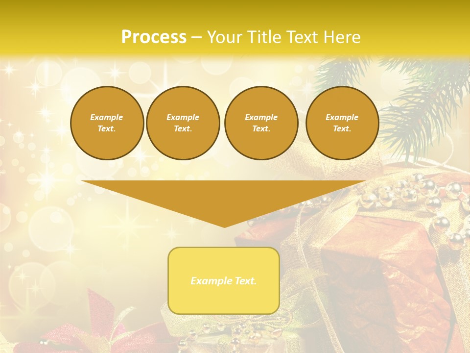 Christmas Presents Background PowerPoint Template