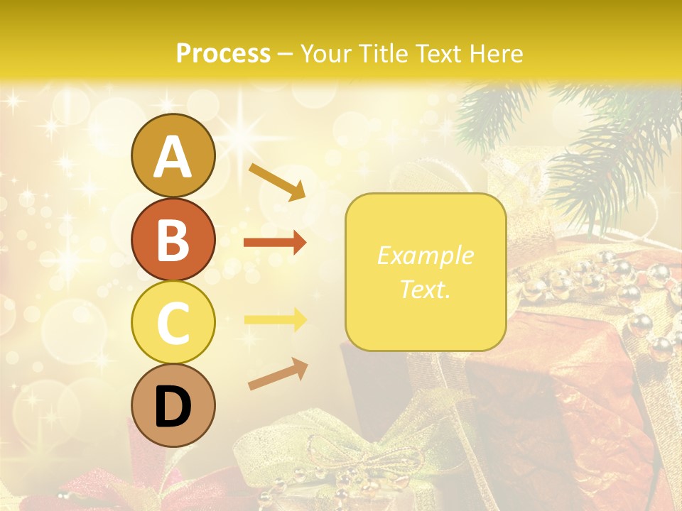 Christmas Presents Background PowerPoint Template