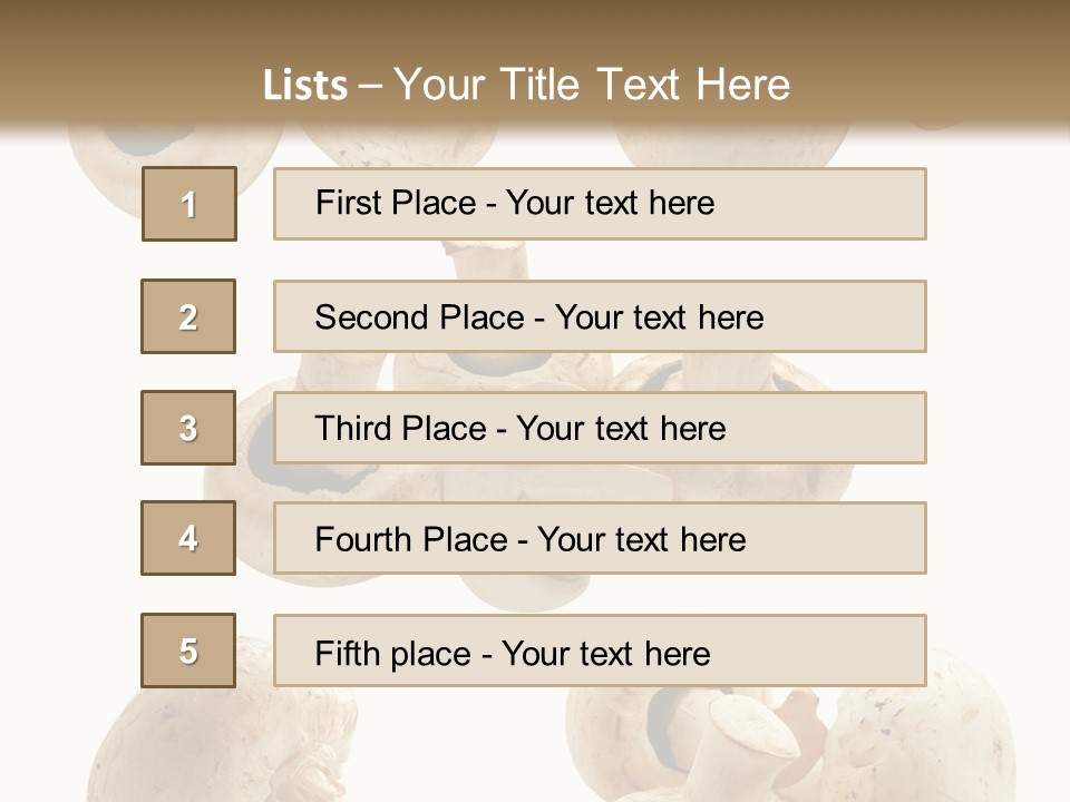 Closeup Natural Edible PowerPoint Template