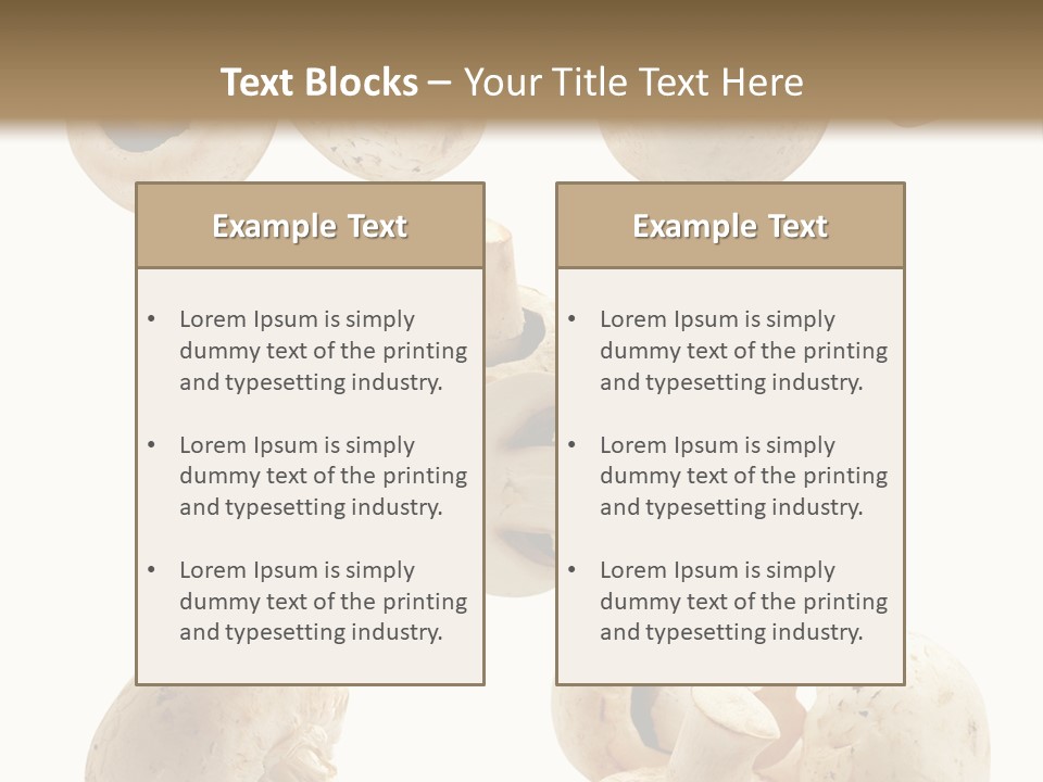 Closeup Natural Edible PowerPoint Template
