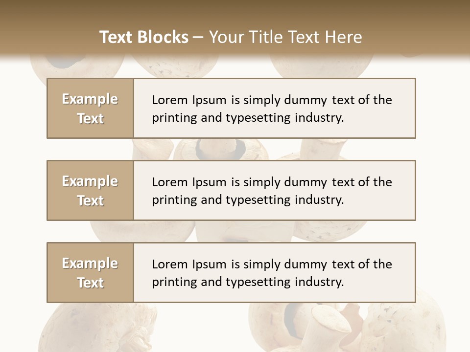 Closeup Natural Edible PowerPoint Template