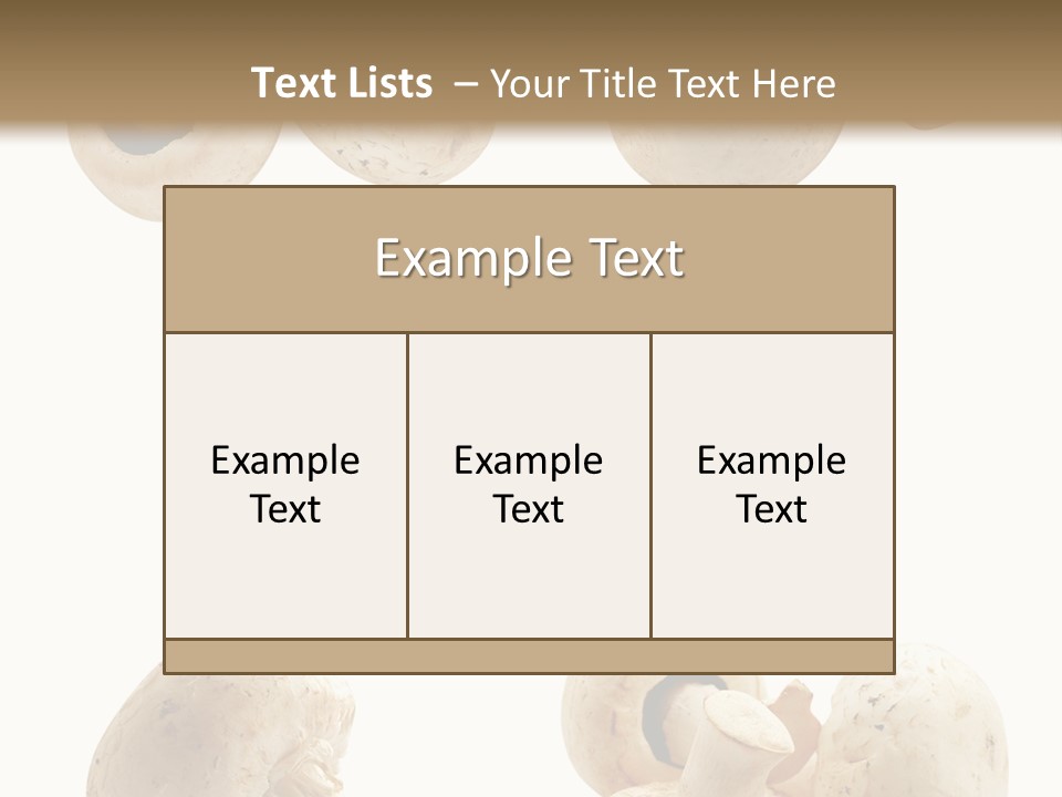 Closeup Natural Edible PowerPoint Template