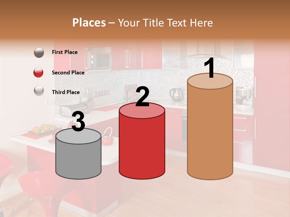 Red Kitchen PowerPoint Template