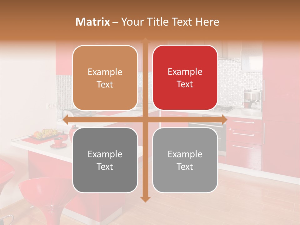 Red Kitchen PowerPoint Template