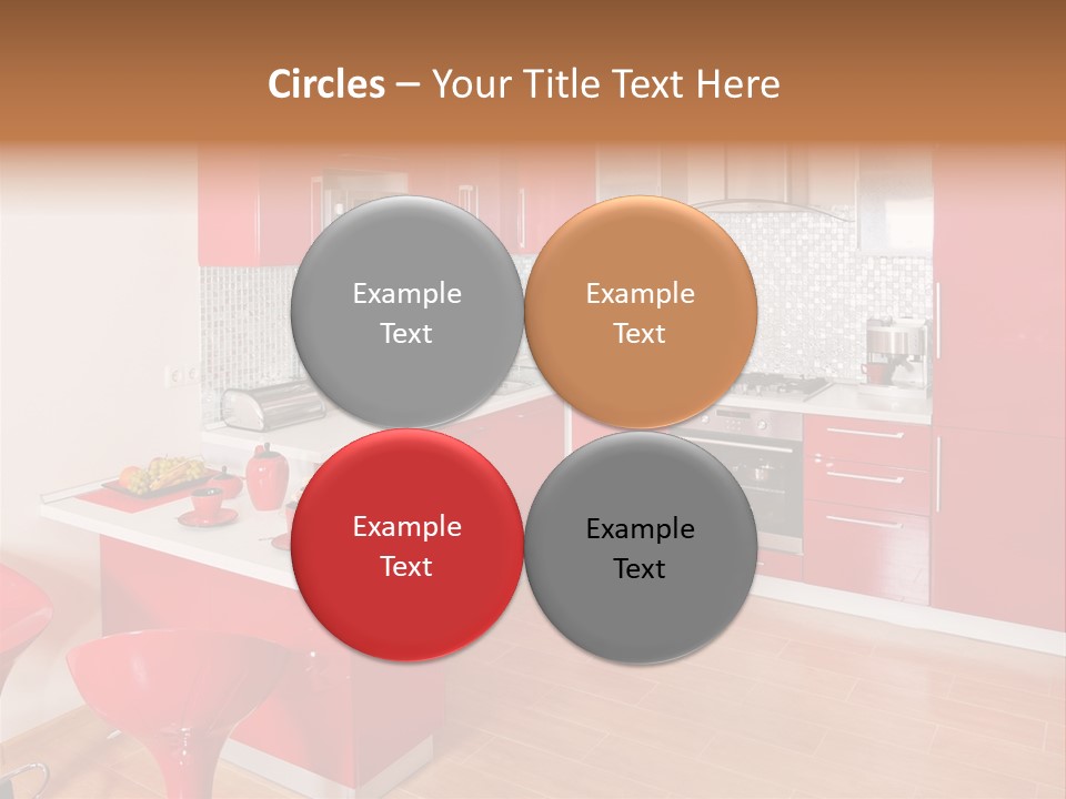 Red Kitchen PowerPoint Template