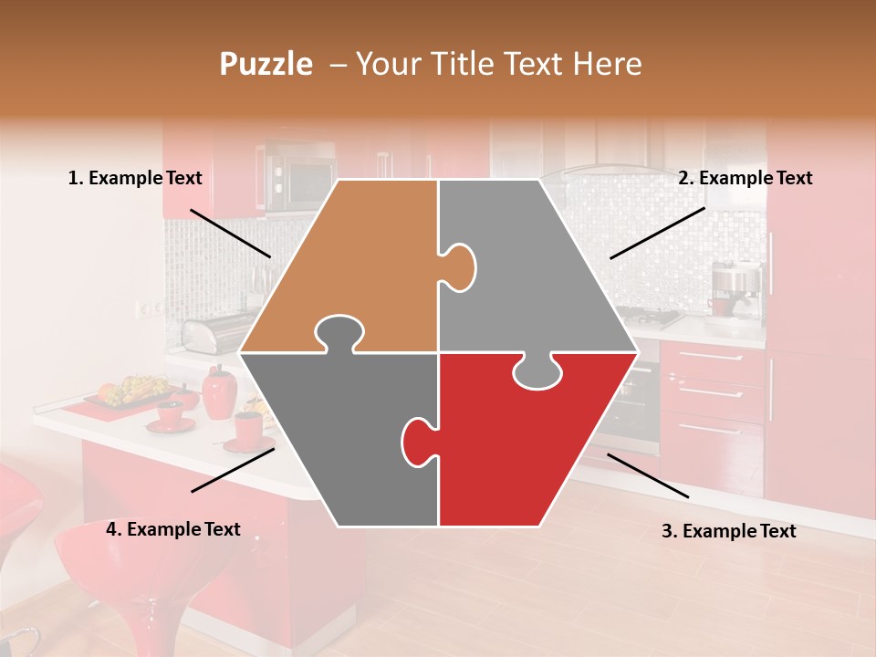 Red Kitchen PowerPoint Template
