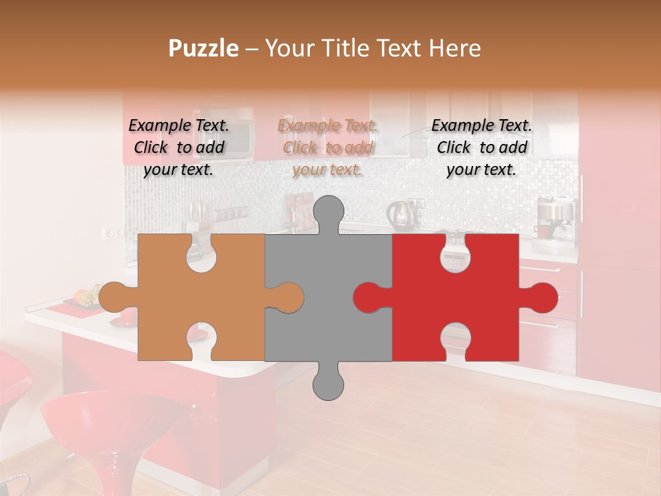 Red Kitchen PowerPoint Template