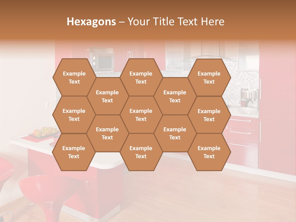 Red Kitchen PowerPoint Template