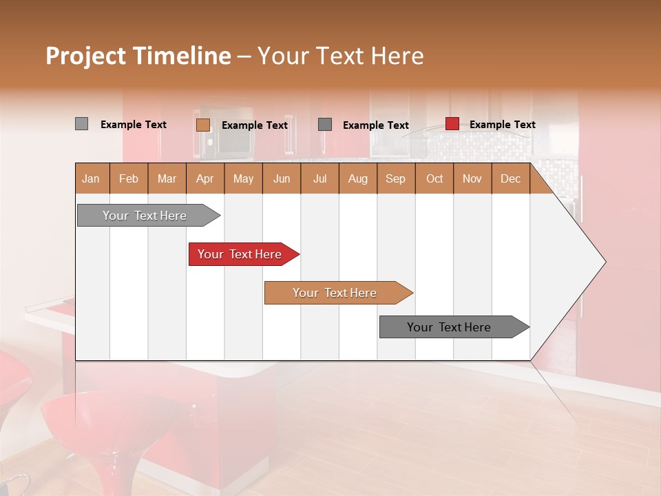 Red Kitchen PowerPoint Template