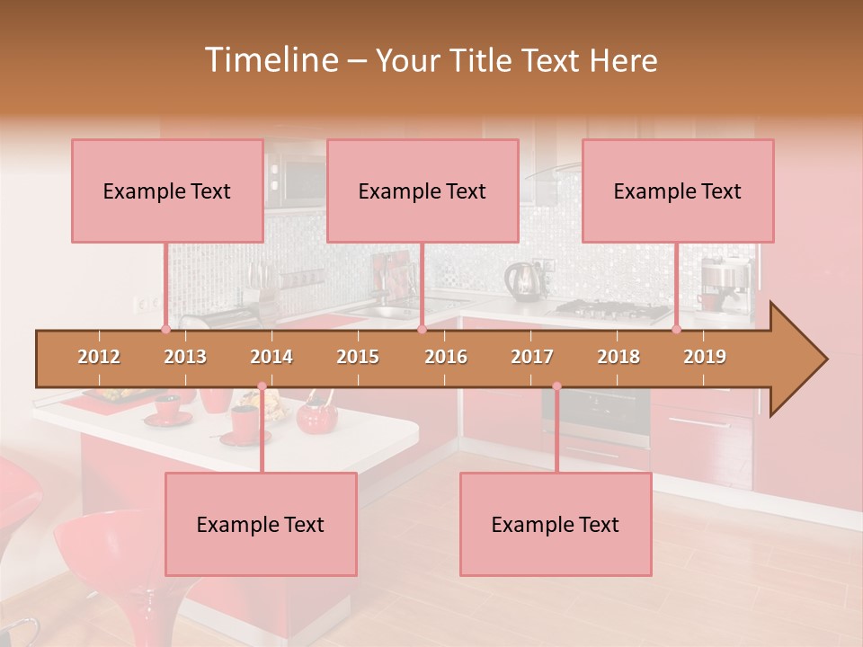 Red Kitchen PowerPoint Template