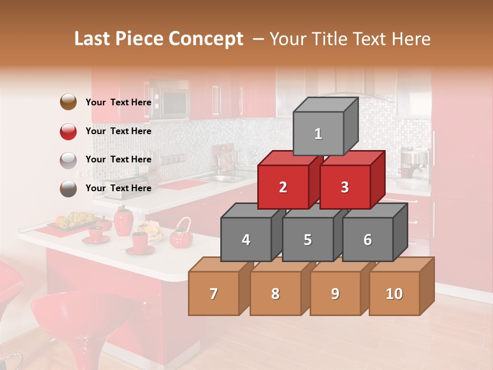 Red Kitchen PowerPoint Template