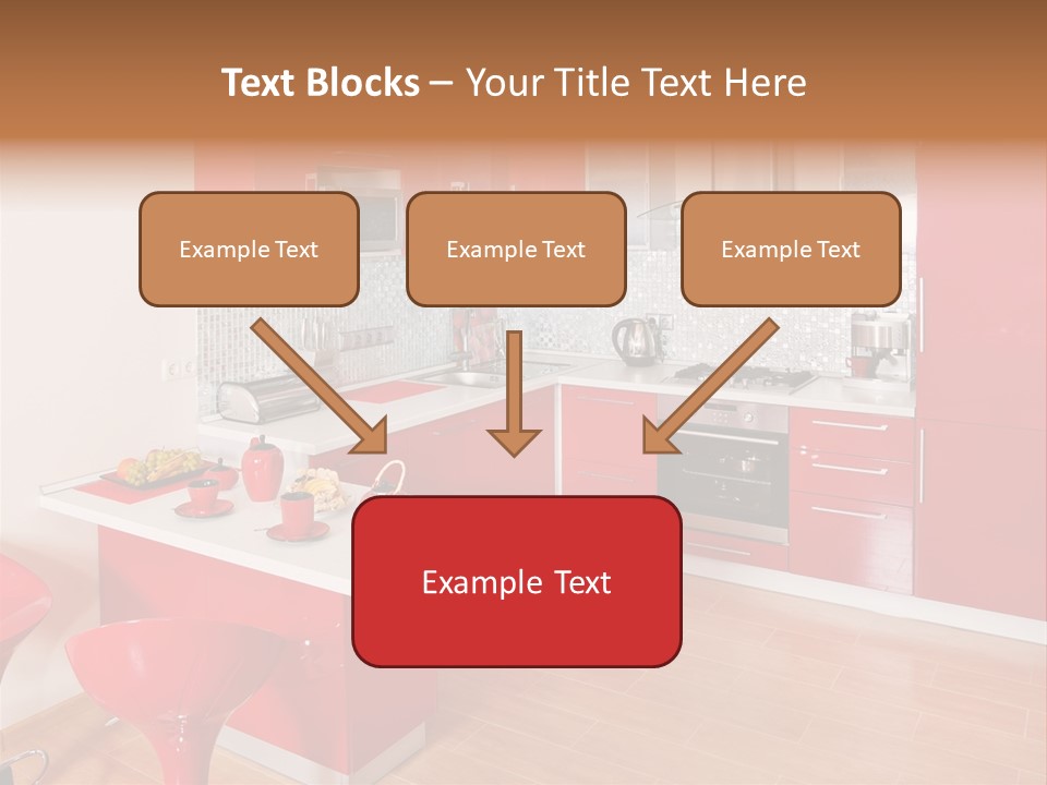 Red Kitchen PowerPoint Template