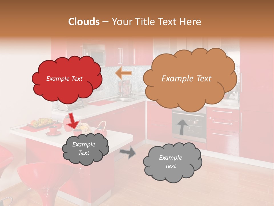 Red Kitchen PowerPoint Template