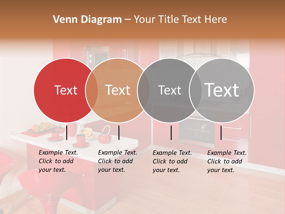 Red Kitchen PowerPoint Template