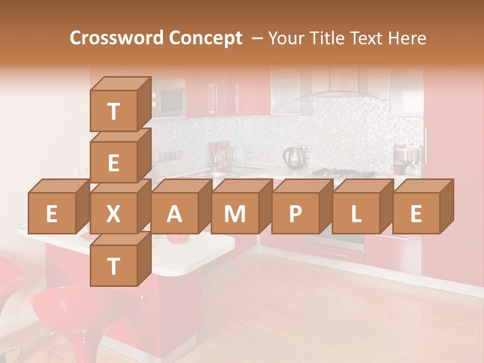 Red Kitchen PowerPoint Template