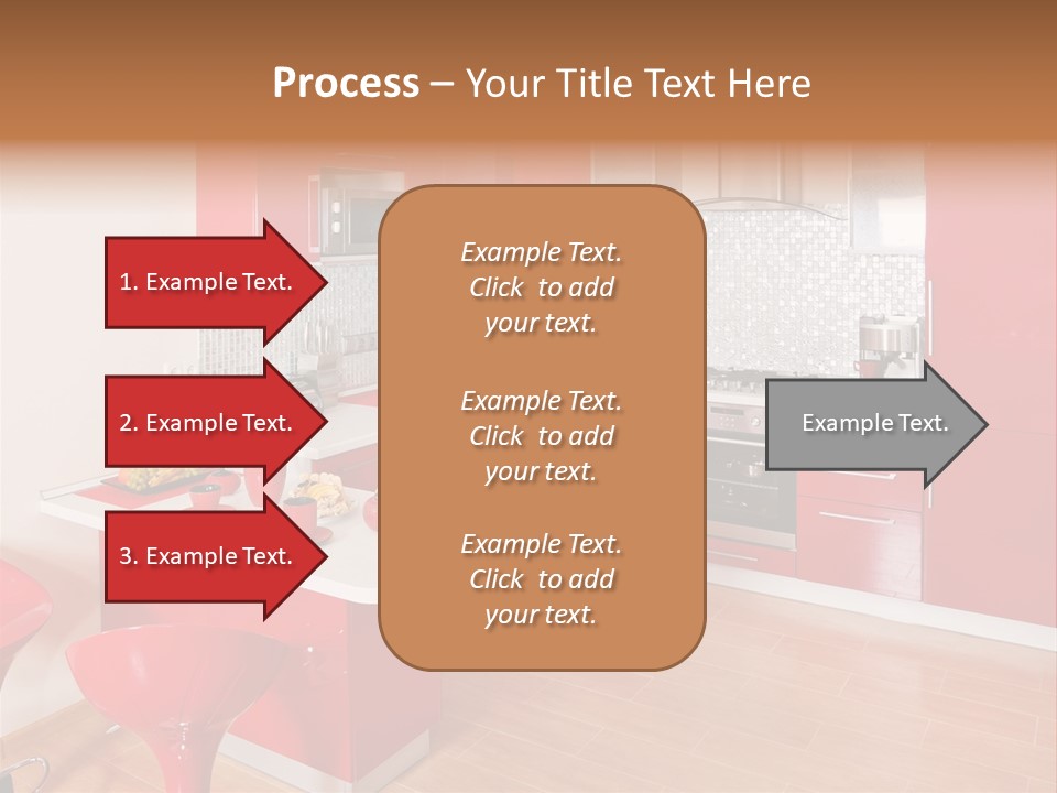 Red Kitchen PowerPoint Template