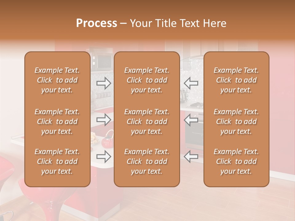 Red Kitchen PowerPoint Template
