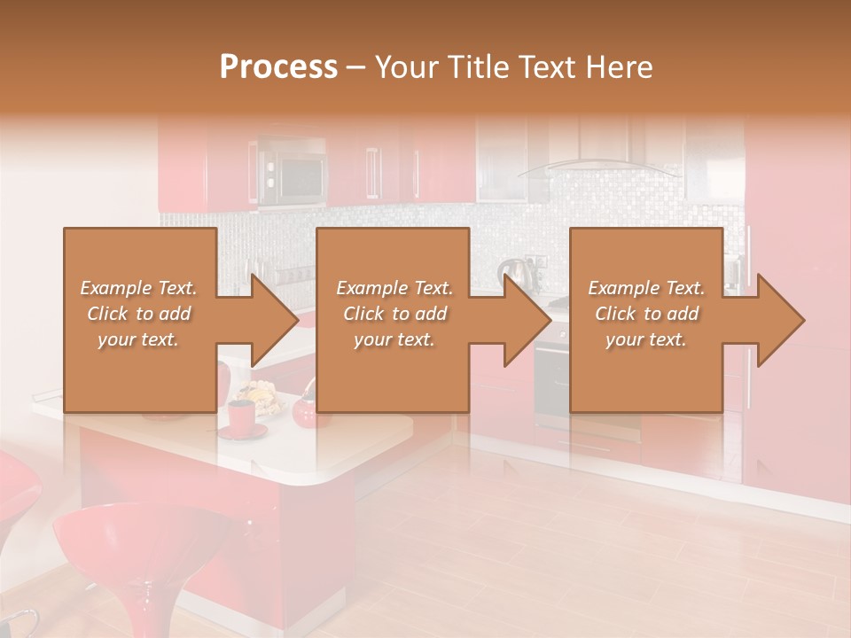 Red Kitchen PowerPoint Template