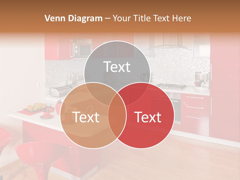 Red Kitchen PowerPoint Template