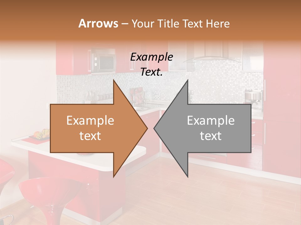 Red Kitchen PowerPoint Template