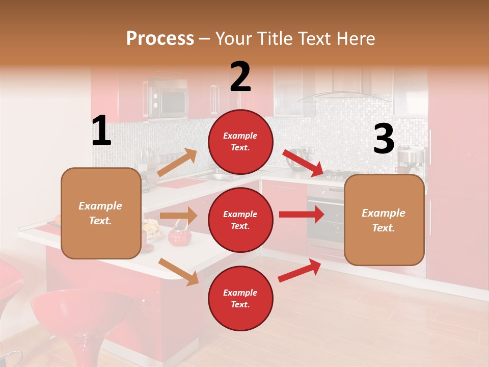 Red Kitchen PowerPoint Template