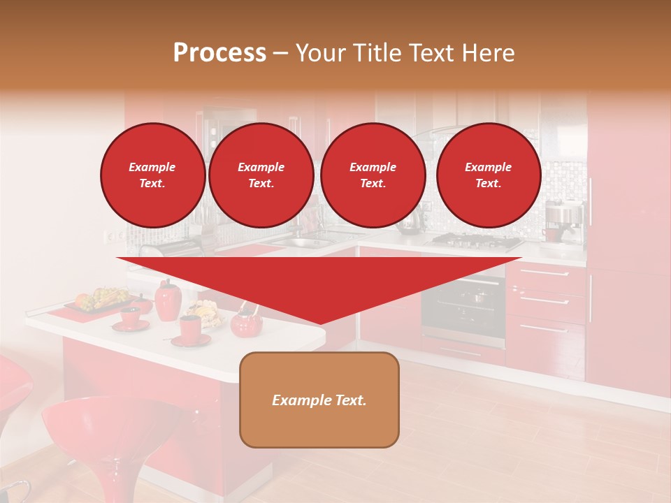 Red Kitchen PowerPoint Template