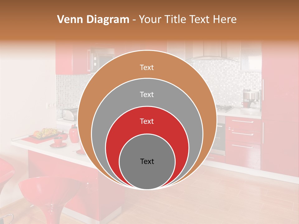 Red Kitchen PowerPoint Template
