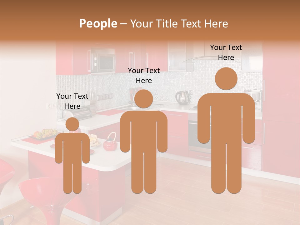 Red Kitchen PowerPoint Template