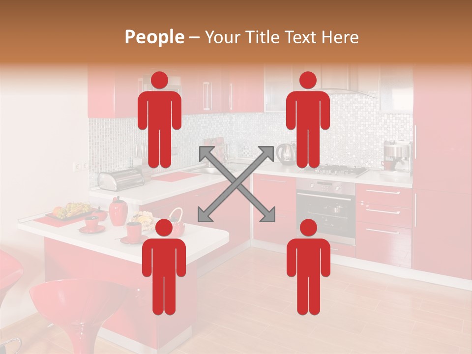 Red Kitchen PowerPoint Template