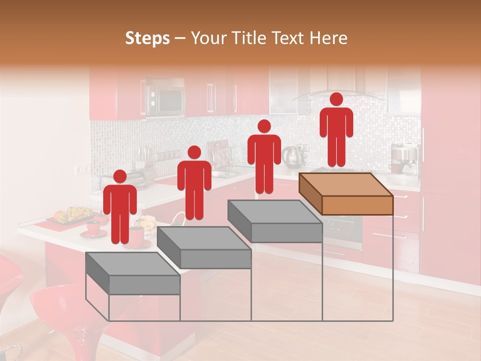 Red Kitchen PowerPoint Template