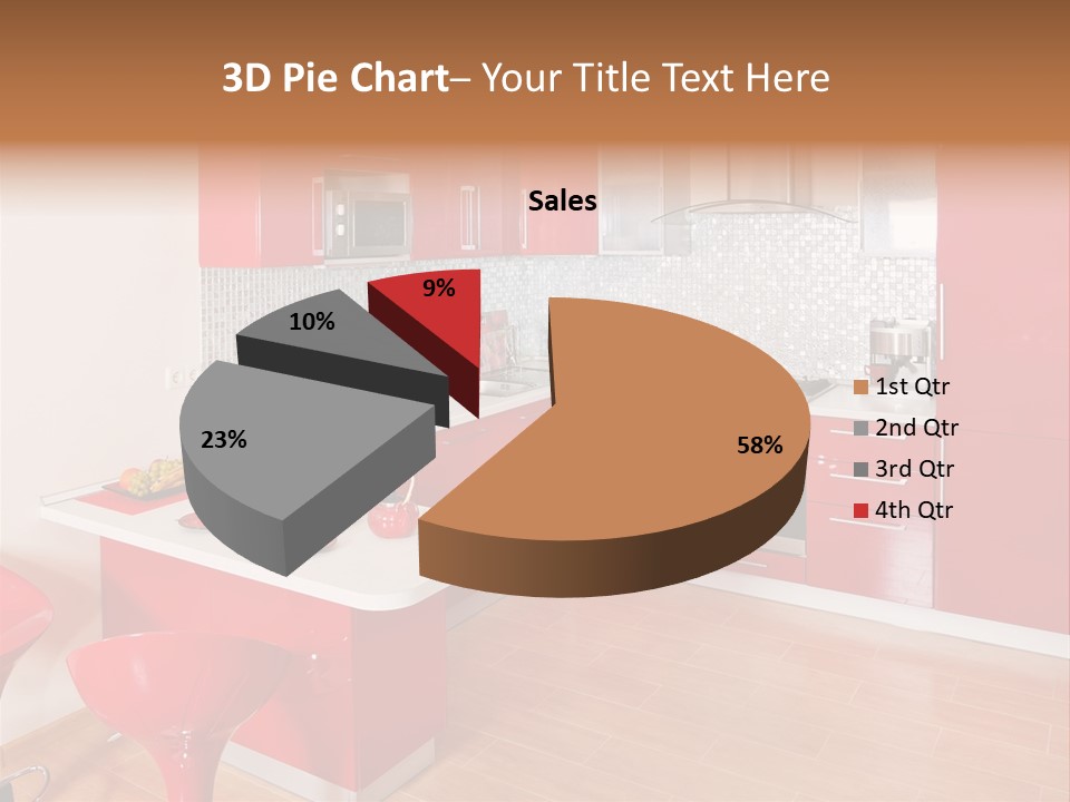 Red Kitchen PowerPoint Template