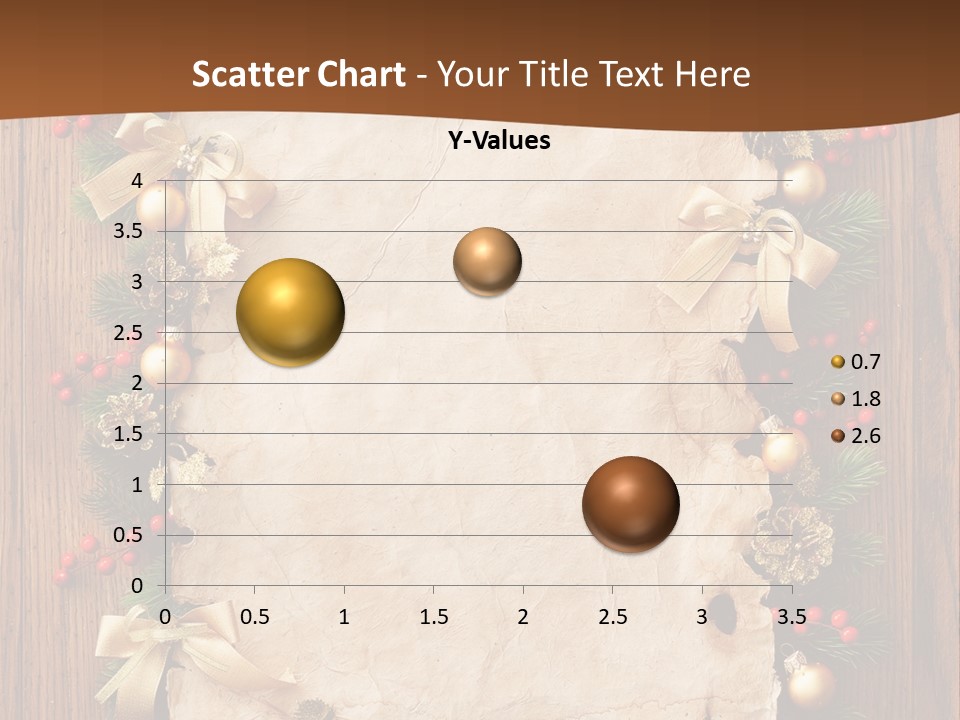 Paper Christmas Decorations PowerPoint Template